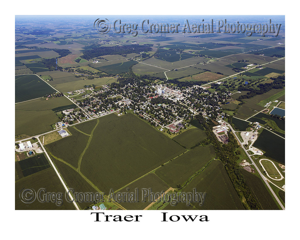 Aerial Photo of Traer Iowa