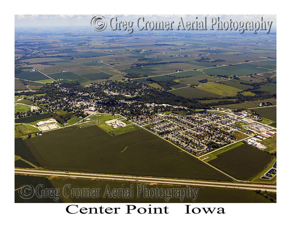 IMG0528 - Aerial Photo of Center Point Iowa