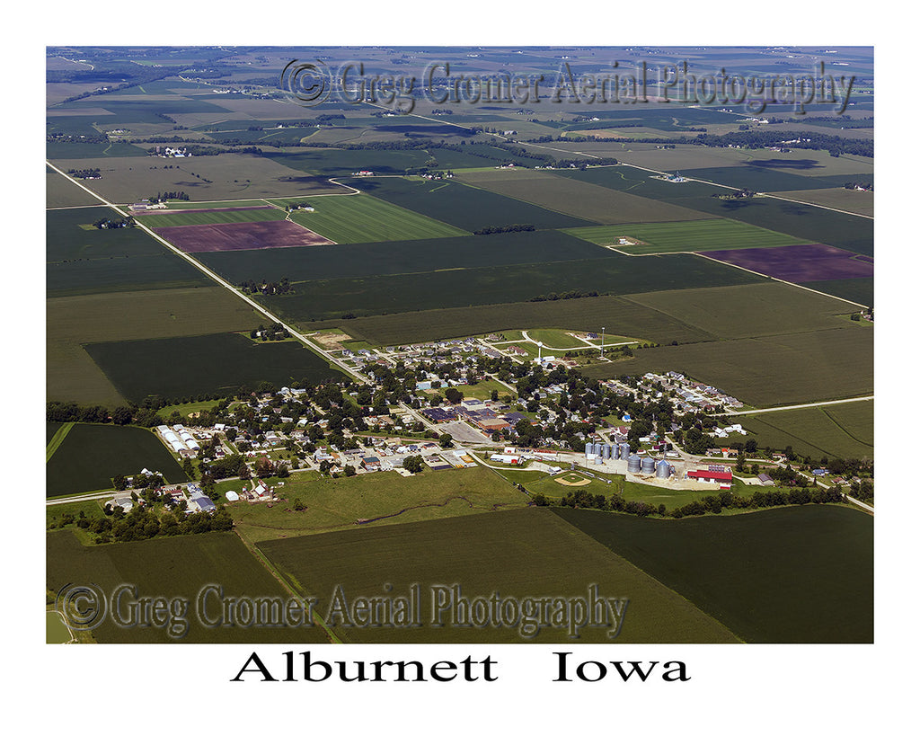Aerial Photo of Alburnett Iowa