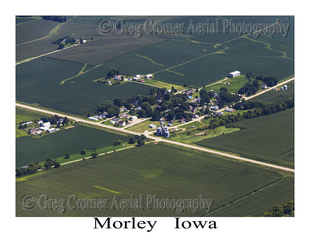 Aerial Photo of Morley Iowa